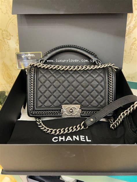 chanel boy with interlaced chain|coco chanel boys bag.